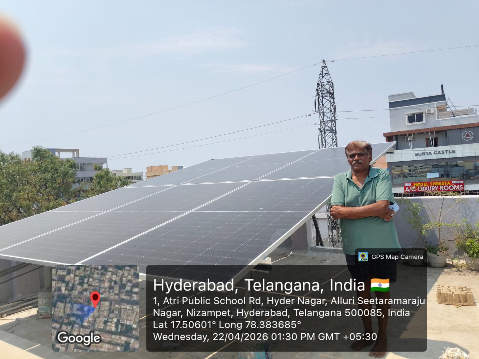3kw- Vishnu Murthy Nizampet, Hyd.